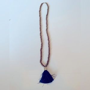 Women’s Wooden Tassel Necklace‎